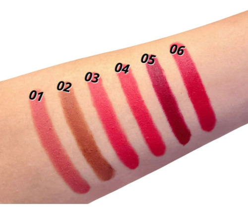 2 Em 1 Batom Matte E Lip Gloss Com Espelho Lua E Neve