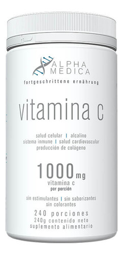 Vitamina C 1000mg 240gr - Alpha Medica