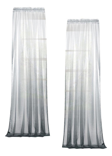 2x Paneles De Cortina Para Cortinas De Ventana De Bolsillo