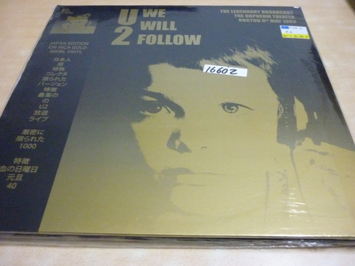 U2 We Will Follow Live Orpheum Theater Vinilo  Nuevo Jcd055