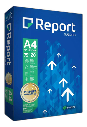 Papel Sulfite Report Premium A4 Com 500 Folhas