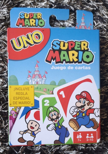 Uno Versión Super Mario Juego De Mesa Super Divertido!