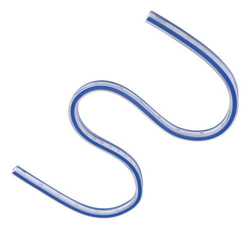 1 Pcs Curva De Plástico Flexible Regla De Regla Drawing