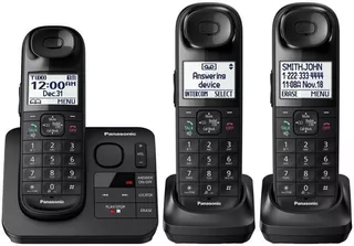 Telefono Inalambrico Panasonic Kx-tg3683b Triple Contestador