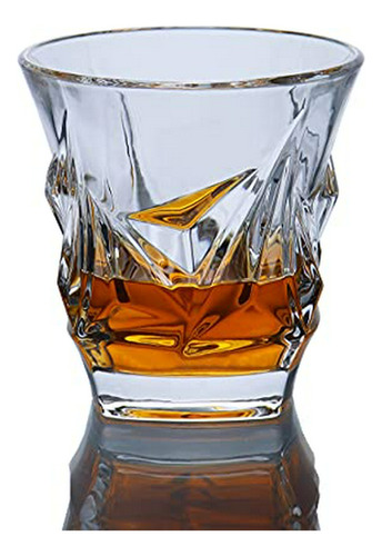 Paysky Crystal Whisky Glass Juego Sin Plomo De 4 Vasos De De