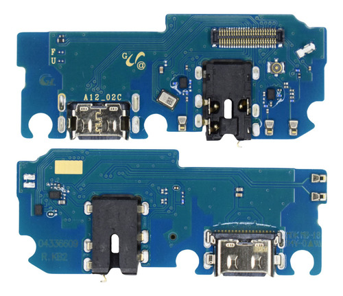 Placa Flex Carga Conector Compatível Galaxy A12 (a125) Turbo Pklk Premium