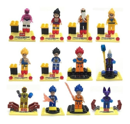 Dragon Ball Z Set 12 Personajes Lego Compatibles