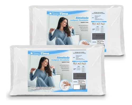 Almohadas Triangulares Easy Espuma Viscoelastica MercadoLibre