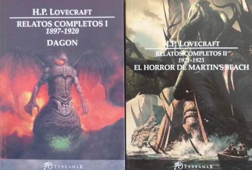X2 El Horror De Martin Beach + Dagon - Lovecraft - Terramar