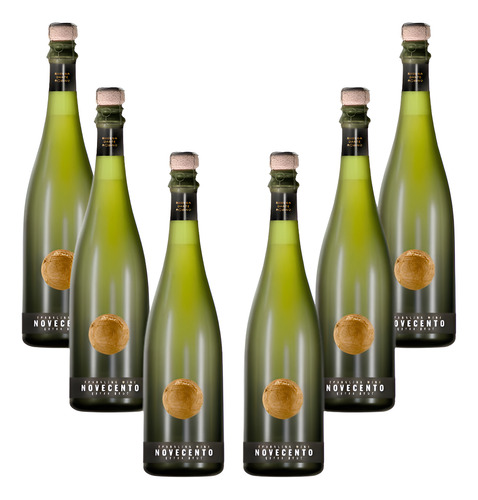 Espumante Argentino Novecento - Brut - 6 Garrafas Com 750ml