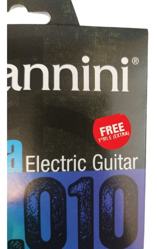 Juego Cuerdas Guitarra Eléctrica Giannini 010-046 1ra Extra