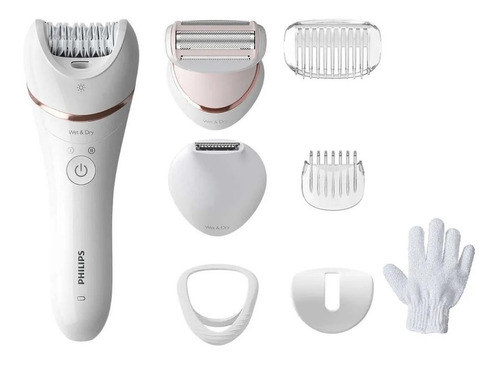 Depiladora Philips Bre720/00 Color Blanco Blanco