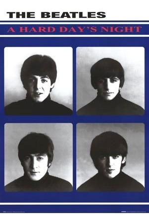 Poster Importado De Los Beatles - Hard Day's Night - 90 X 60