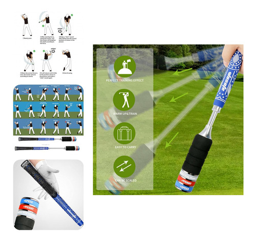 Juego De Entrenador De Línea De Golf Ajustable Speed Trainer