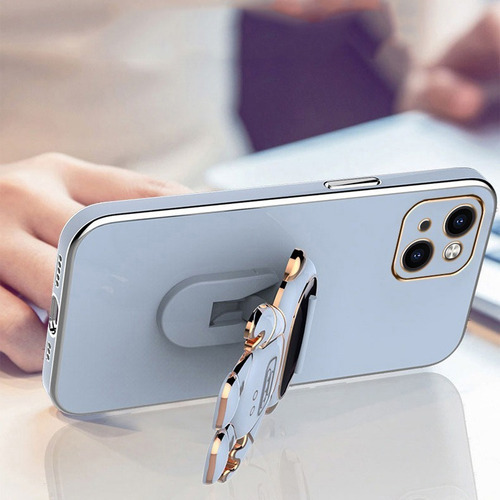 Funda Para Oppo A77 A57 4g, Color Sólido Con Soporte Para As