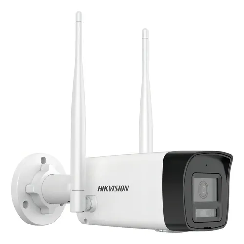 Câmera externa Hikvision Ip 2mp, Wi-Fi 6, White Bullet