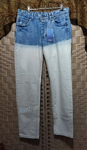 Pantalón Vaquero Pull &  Bear Denim Celeste Y Azul Jean