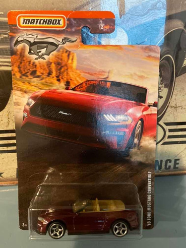 Matchbox 1/64 Coleccion 2020 Ford Mustang Convertible 2018 