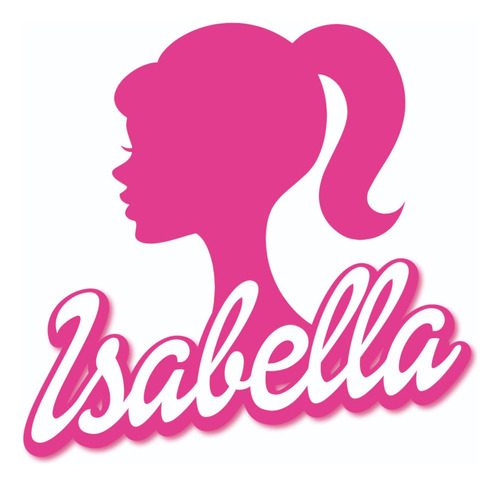 Logo Barbie Personalizado Para Decoracion De Cumpleaños