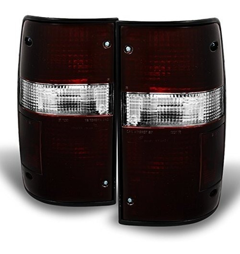 Akkon Para Pickup Truck 2wd/4wd Luces Traseras De Humo Rojo 