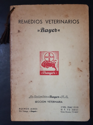 Remedios Veterinarios. Bayer. 50n 724