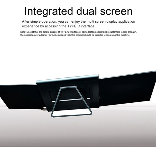 . Extensor De Pantalla Dual For Computadora Portátil De 13.3