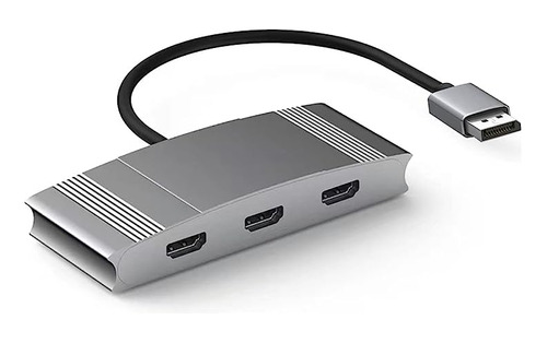 Splitter Dp 1.4 A Hdmi De 3 Puertos 4k 60hz