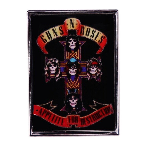 Pin Broche Guns N' Roses Appetite For Destuction Banda Rock