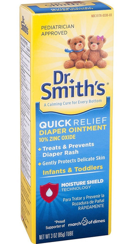 Mezcla De Premium De Dr. Smith Pañal Ungento Tube 3 Oz, Paqu