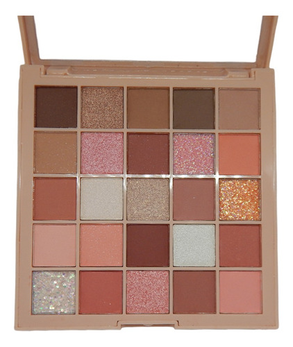 Miss Lara - Paleta  25 Sombras Mate Y Glitter  Tonos Tostado