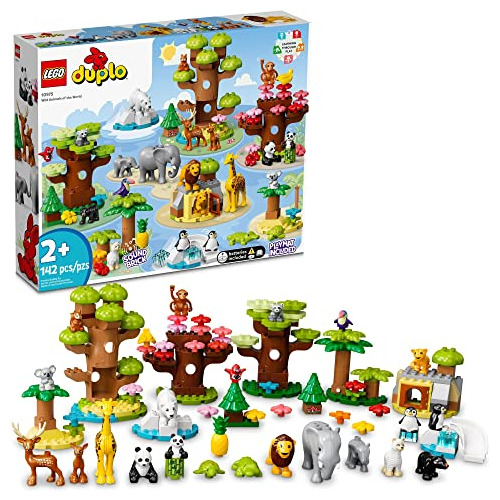 Juguete Lego Duplo Animales Salvajes Del Mundo 10975 With 22