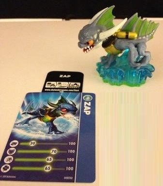 Zap First Ed + Card + Código Skylanders Spyros Adventure