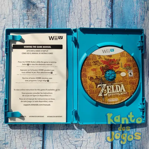 Zelda: Breath of the Wild Wii U disc art