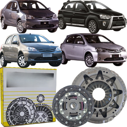 Kit Embreagem Luk Etios X Xs Xls Cross 1.3 E 1.5 16v Dohc L4