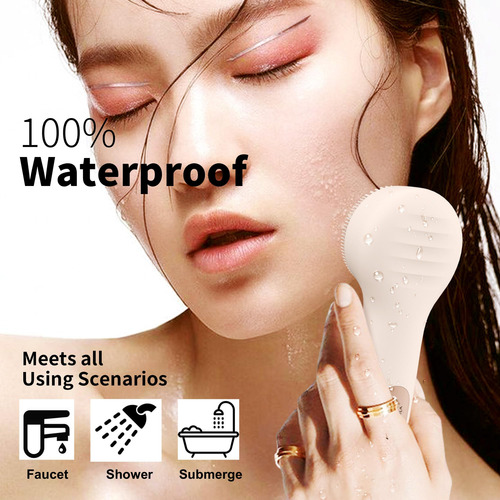 Limpiador Facial De Silicona Recargable Y Resistente Al Agua