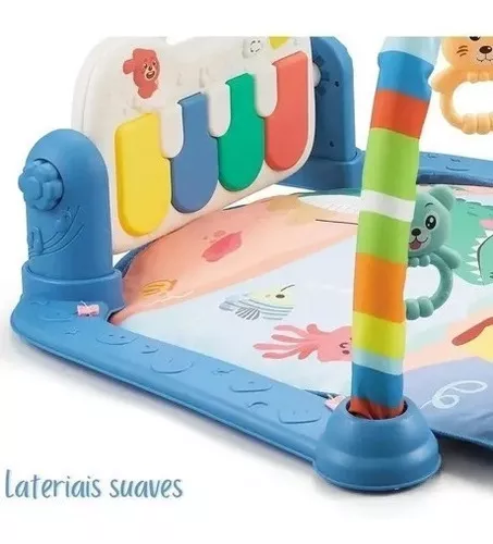 Brinquedo tapete Piano fazendinha infantil kababy