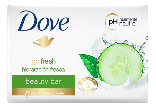 Jabón En Barra Dove Hidratación Fresca 135g