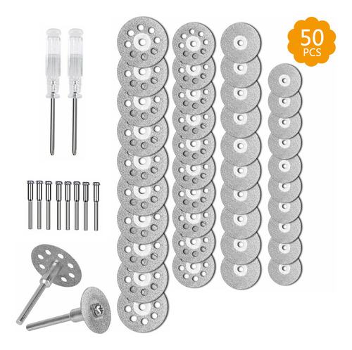 Conjunto De 50 Peças De Rodas De Corte De Diamante Para Ferr