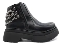 Comprar Borcegos Mujer Botas Cierres Cadenas Caña Baja Friends 151f