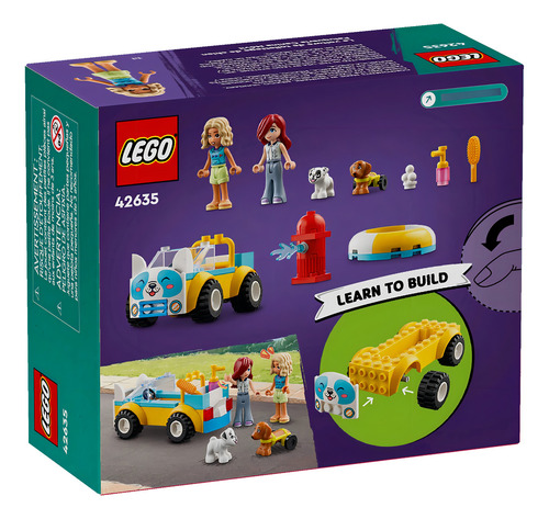 Baño y aseo móvil para perros Lego Friends 42635, 60 unidades