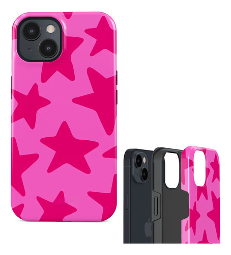 Funda Rosa Doble Capa Para iPhone Carcasa Máxima Protección