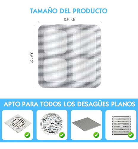 Pegatinas Desechables Para Desagüe De Ducha 50 Piezas
