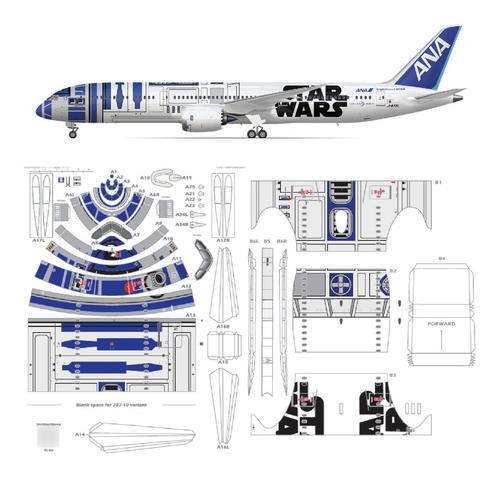 Boeing 787-9 Ana Star Wars R2d2