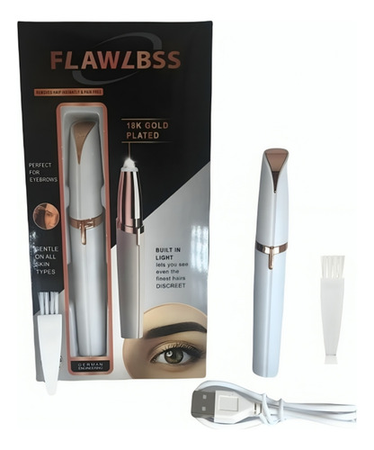 Depiladora Recargable Para Cejas Portátil S-808 Colores