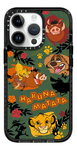 Case iPhone 15 Pro Hakuna Matata Negro