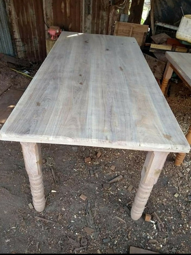 Imagen 7 de 8 de Mesa Algarrobo 2m + 8 Sillas Tapizadas