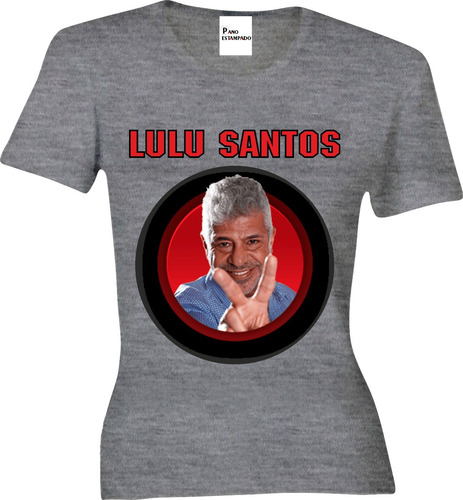 Imagem 3 de 4 de Camiseta Ou Baby Look Lulu Santos