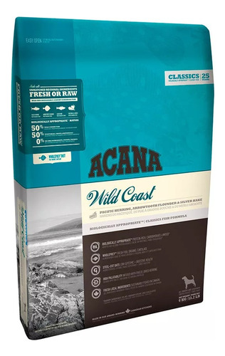 Alimento Acana Wild Coast  Perro Todos Tamaños Sabor Mix 9kg