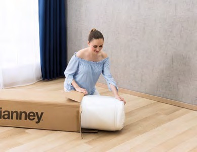 Colchón Nuit Memory Foam Alta Densidad Individual Vianney