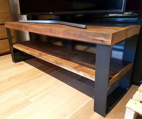 Mueble Para Televisor Estilo Industrial 